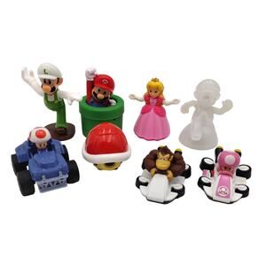 7 Toy Super Mario Lot Donkey Kong Princess Peach Luigi Red Shell Pipe Toadette